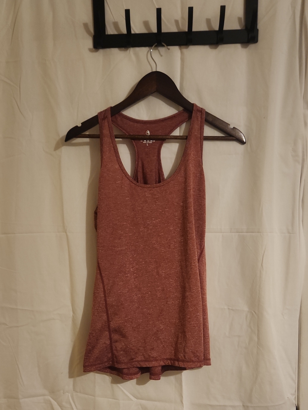 Women’s Racerback Tank Tops - Burgundy And Green